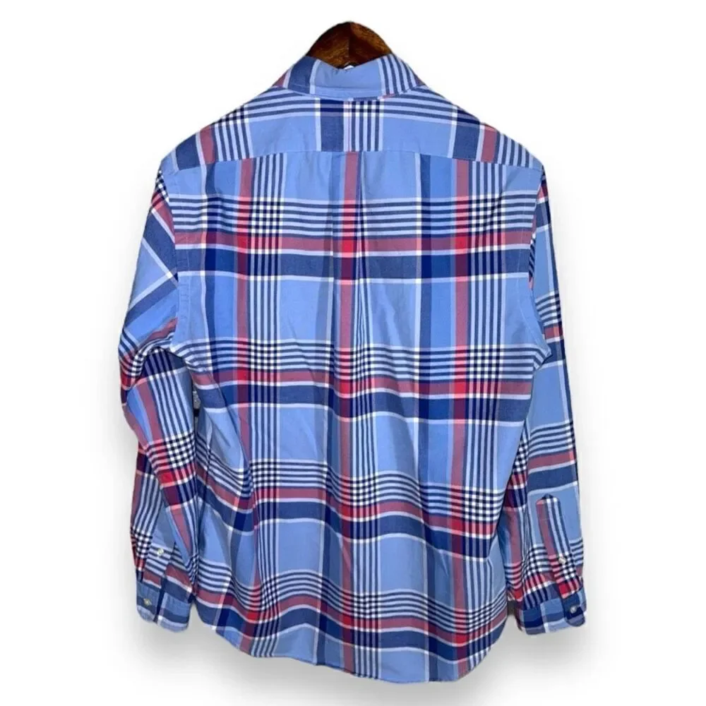Blue Polo Ralph Lauren Flesh Pony Oxford Button Down Shirt M